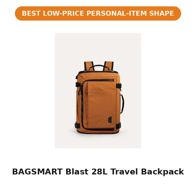 BAGSMART Blast 28L Travel Backpack