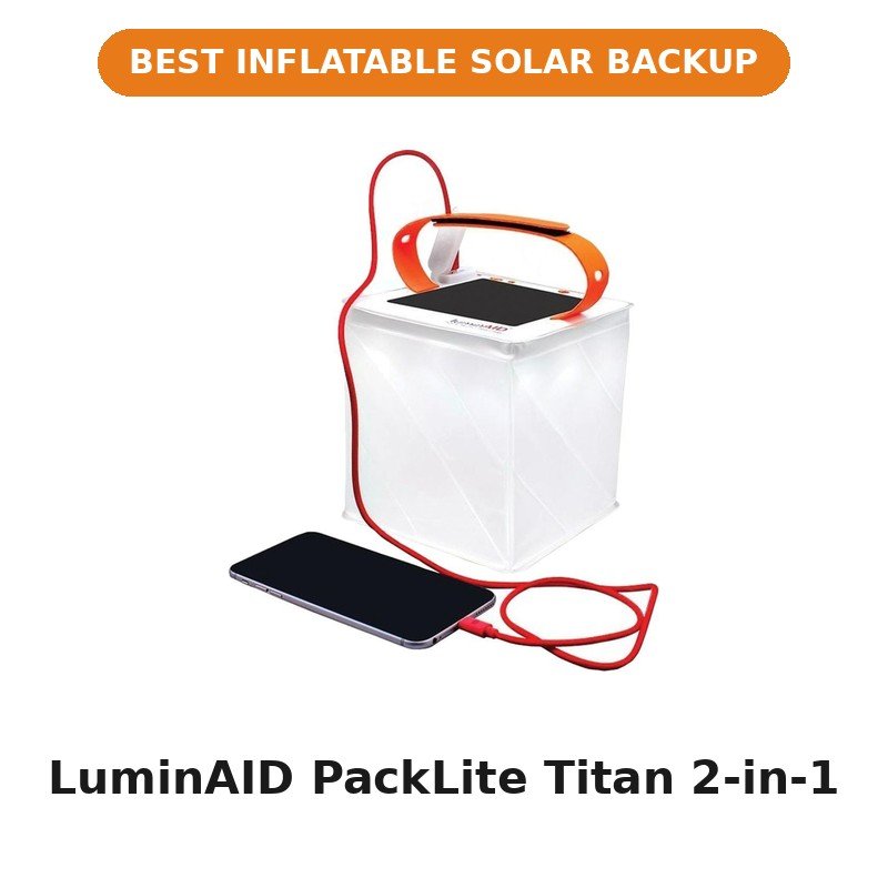 LuminAID PackLite Titan 2-in-1