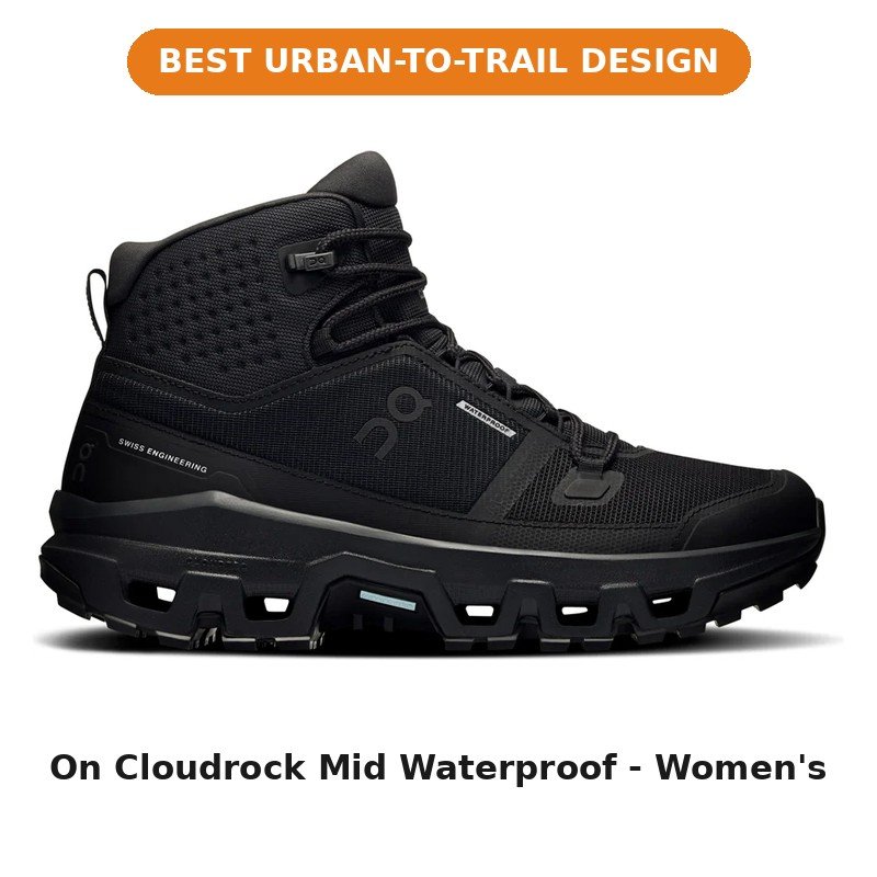 On Cloudrock Mid Waterproof - Women's