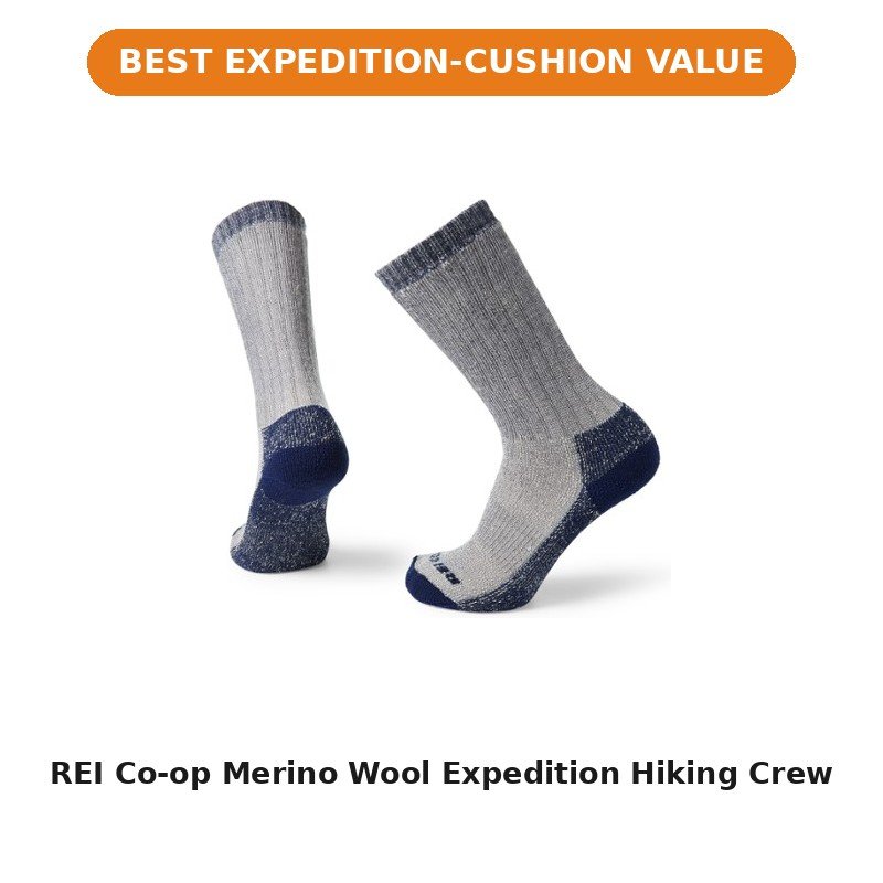 REI Co-op Merino Wool Expedition Hiking Crew