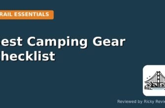 Best Camping Gear Checklist